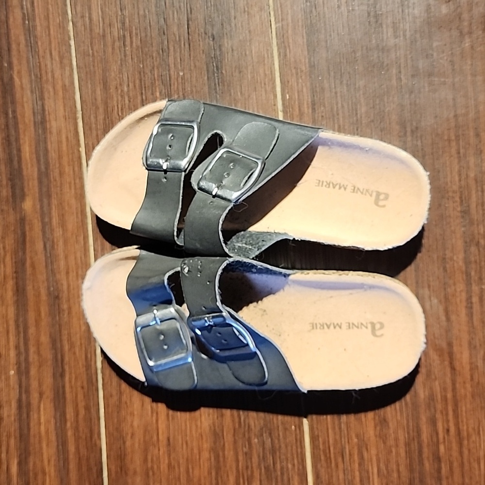 Ann Marie Girls Fashion Slide Buckle Sandals